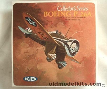 Aurora-KB 1/48 Boeing P-26A Peashooter, 1115-200 plastic model kit